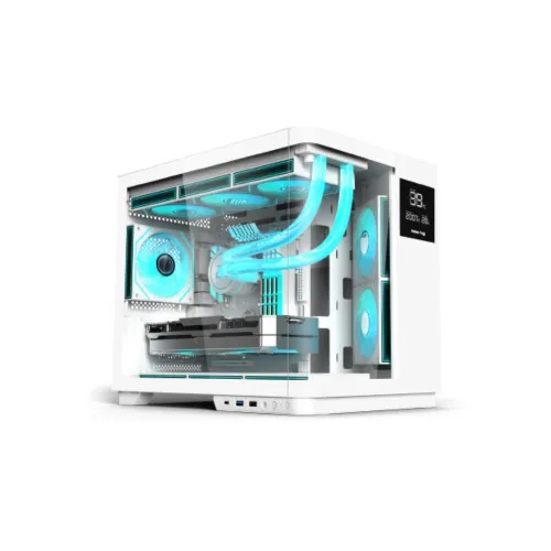 Value-Top ARKVIEW RDF6W Gaming Casing — Micro ATX, White