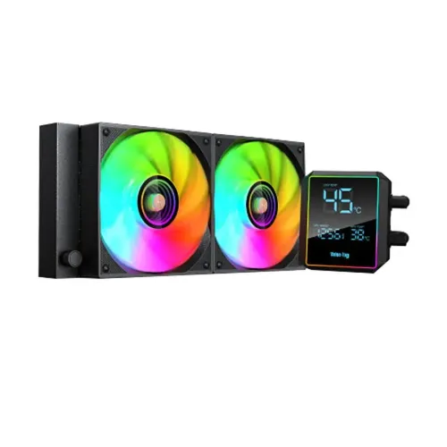 Value-Top TYDAL 240D AIO Liquid CPU Cooler — 240mm, ARGB, With Display