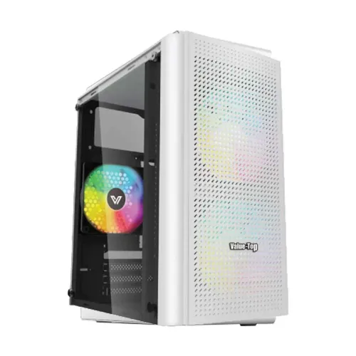 Value-Top VT-M200-W Micro ATX Casing — Mid Tower, With PSU