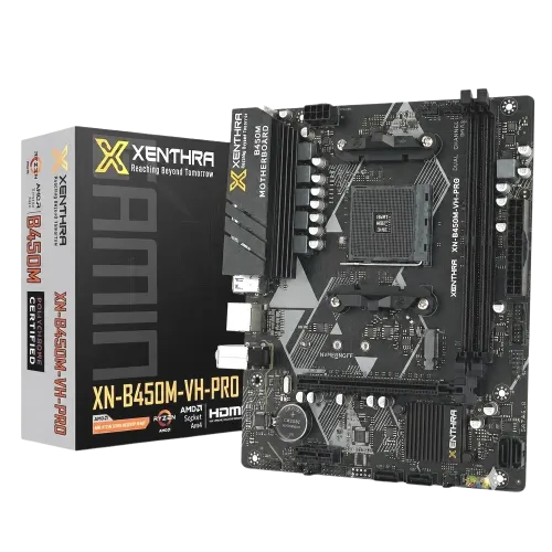 XENTHRA XN-B450M-VH-PRO Motherboard — AMD AM4, Micro-ATX