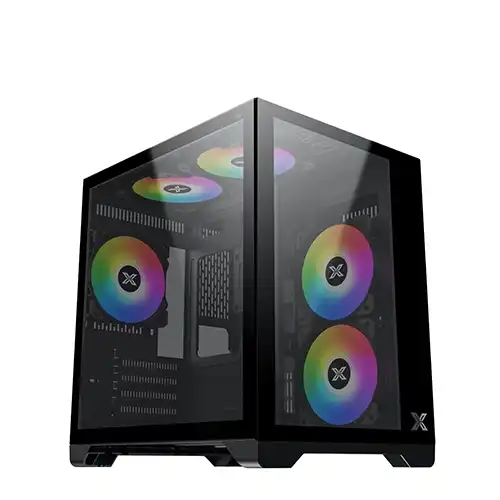Xigmatek Aqua M Tempered Glass Casing — mATX