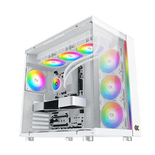Xigmatek AQUA Ultra Mid Tower Gaming Case — Arctic