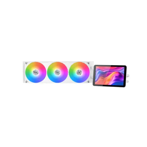 Xigmatek Connect Pro 360 Arctic Liquid CPU Cooler — ARGB, 7″ Multi Display