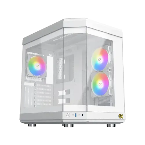 Xigmatek CUBI Mid-Tower Gaming Casing — Arctic