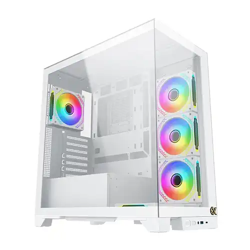 Xigmatek Endorphin Ultra Mid Tower Gaming Case — Arctic, RGB