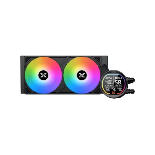 Xigmatek LK Pro 240 Digital Liquid CPU Cooler — ARGB, 240mm, Digital LCD Display