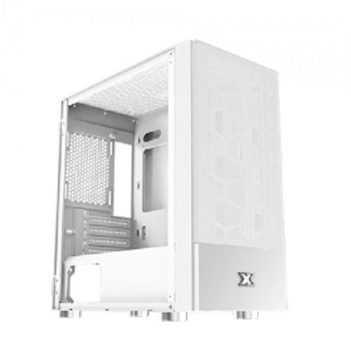 XIGMATEK Oreo Tempered Glass Mini Tower Gaming Casing — Arctic