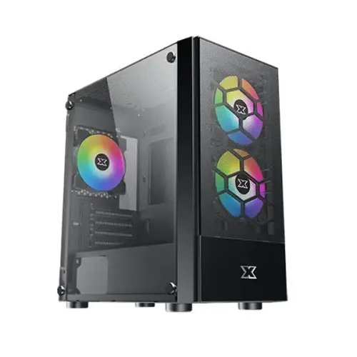 XIGMATEK Oreo Mini Tower Gaming Casing — Tempered Glass