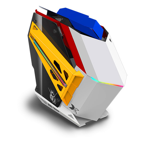 XIGMATEK X Battleship Mid Tower Gaming Case — RGB, Tempered Glass