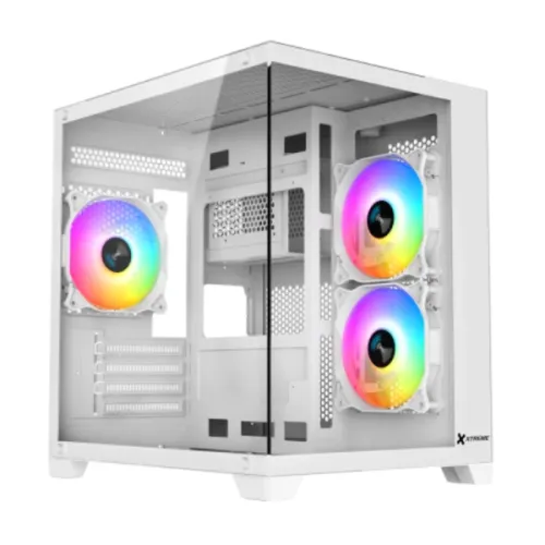 Xtreme S270W Mid Tower Casing — ARGB, With 3 ARGB Fan
