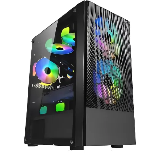 Xtreme XJOGOS M300BK Gaming Casing — RGB, Mid Tower ATX