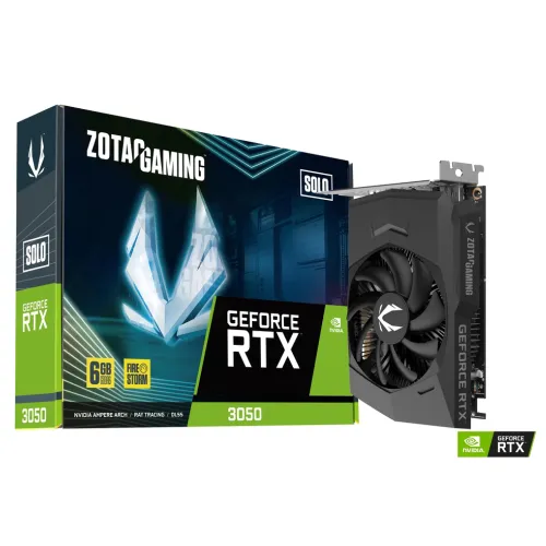 ZOTAC GAMING GeForce RTX 3050 Solo Graphics Card — 6GB GDDR6