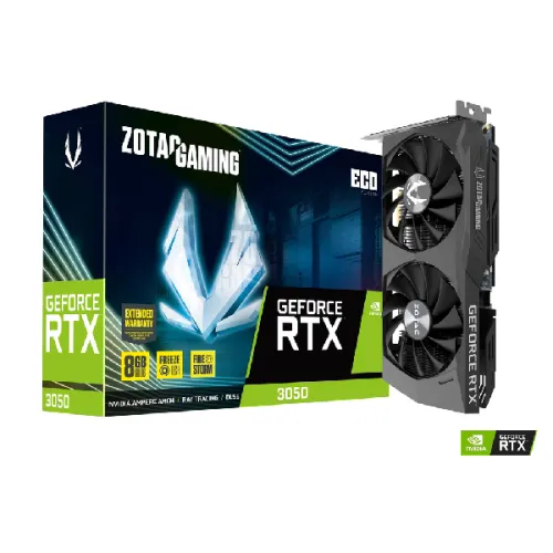 ZOTAC GAMING GeForce RTX 3050 ECO Graphics Card — 8GB GDDR6