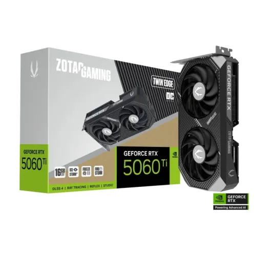 ZOTAC GAMING GeForce RTX 5060 Ti Twin Edge Graphics Card — 16GB GDDR7