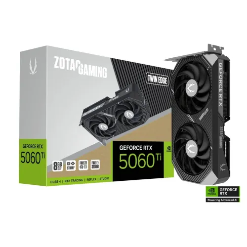 ZOTAC GAMING GeForce RTX 5060 Ti Twin Edge Graphics Card — 8GB GDDR7
