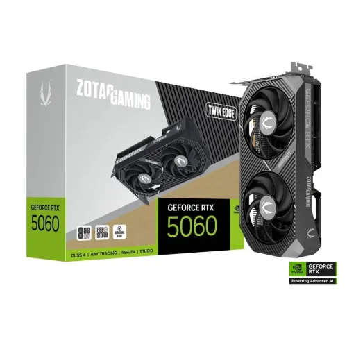 ZOTAC GeForce RTX 5060 Twin Edge Graphics Card — 8GB GDDR7
