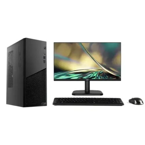 Acer Veriton S2690G Mid Tower Brand PC with 21.5'' FHD Monitor — Core i5 14th Gen