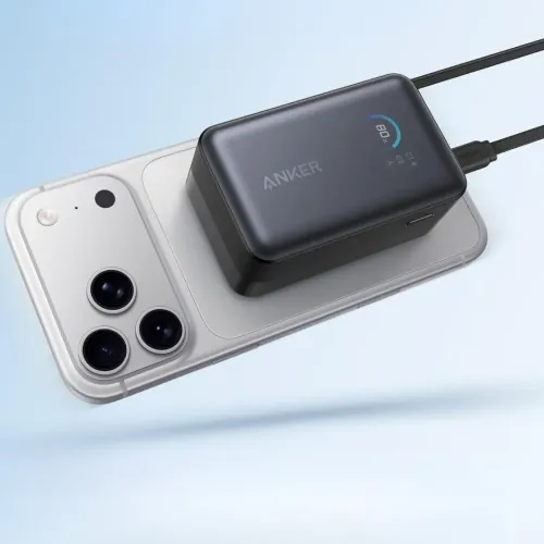 Anker Nano Power Bank with Built-in Type-C Cable — 10000mAh, 30W
