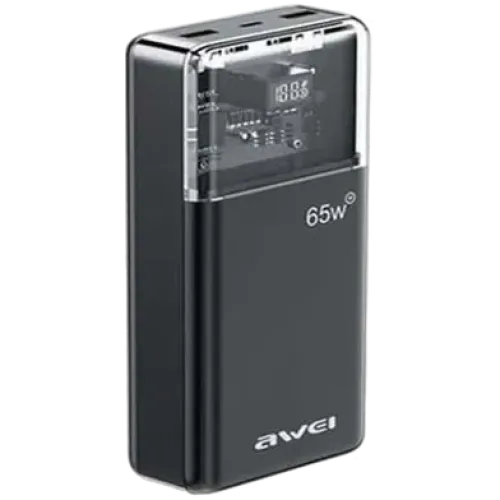 Awei P109K Power Bank — 30000mAh, 65W Fast Charging