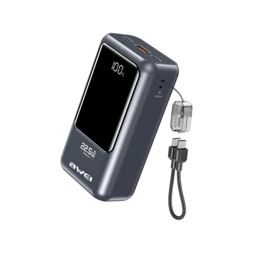 Awei PA-100 Power Bank — 20000mAh, 22.5W Fast Charging