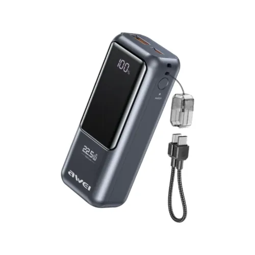 Awei PA-99 Power Bank — 10000mAh, 22.5W Fast Charging