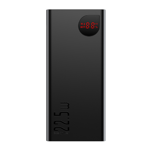 Baseus Adaman Metal Power Bank — 20000mAh, 22.5W Quick Charge, Digital Display
