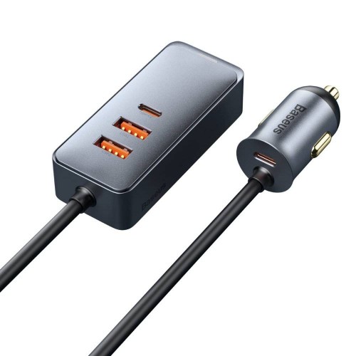 Baseus CCBT-A0G Share Together Car Charger — PPS Multi-port, 2x USB, 2x Type-C, Fast Charging