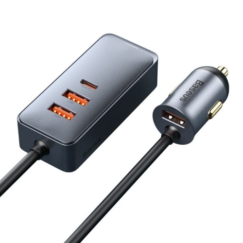 Baseus CCBT-B0G Share Together Car Charger — Multi-port PPS Fast Charging with Extension Cable