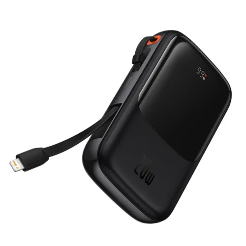 Baseus Qpow Pro Power Bank — 10000mAh, 20W, Digital Display, Fast Charge