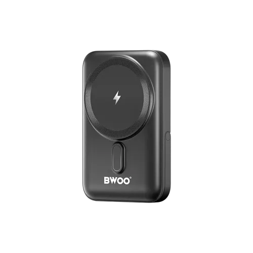 BWOO BO-P33 Magnetic Wireless Power Bank — 10000mAh, 20W, with Foldable Holder