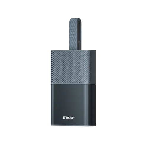 BWOO BO-P68 Power Bank — 10000mAh, 30W, Built-in Type-C Cable
