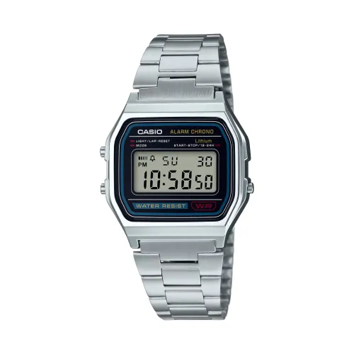 Casio A158WA-1DF Vintage Digital Chain Watch