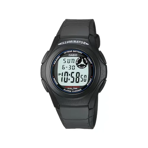 Casio F-200W-1ADF Digital Watch — Dual Time