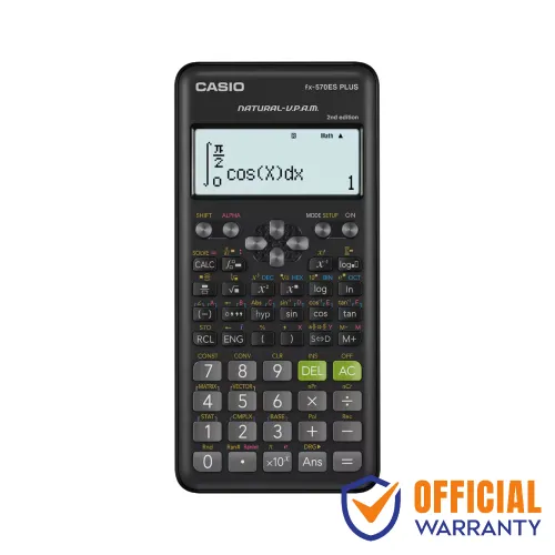 Casio FX-570ES PLUS Scientific Calculator — Non Programmable, 2nd Edition
