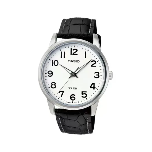 Casio MTP-1303L-7BVDF Enticer Analog Watch — Leather Belt