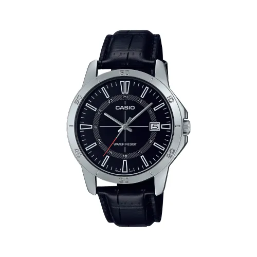 Casio MTP-V004L-1CUDF Analog Watch — Leather Belt