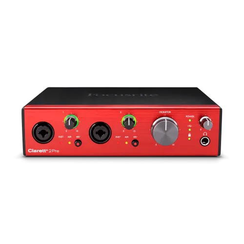 Focusrite Clarett+ 2Pre Audio Interface — 10x4, Type-C