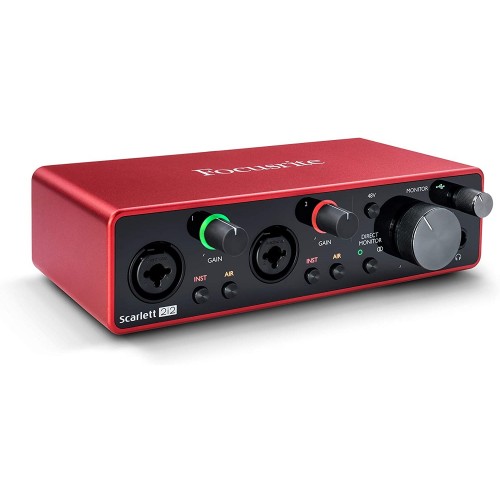 Focusrite Scarlett 2i2 PC Audio Interface — 3rd Generation