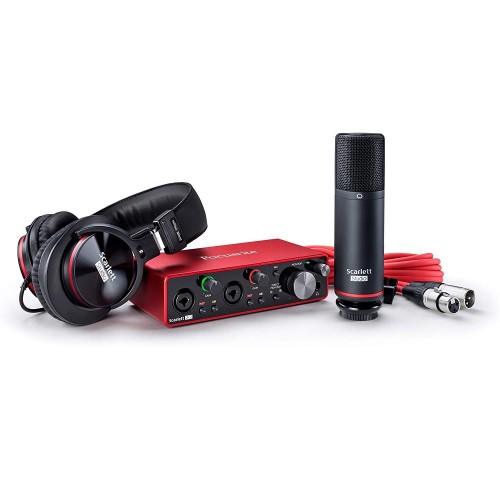 Focusrite Scarlett 2i2 Studio 3rd Gen Recording Bundle — USB Audio Interface