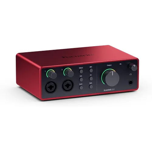 Focusrite Scarlett 4i4 Audio Interface — 4th Gen