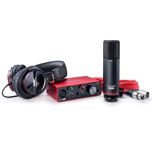 Focusrite Scarlett Solo Studio (3rd Gen) — USB Audio Interface & Recording Bundle