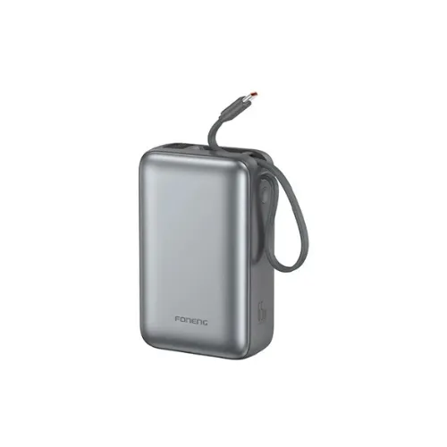 Foneng PX128 Power Bank — 30000mAh, 65W, Built-in Cable