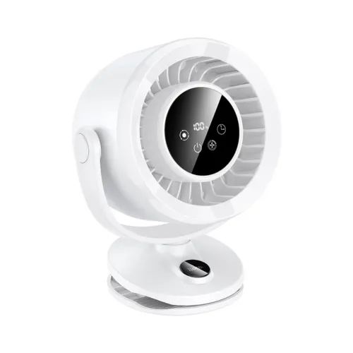 Hoco HX608 Automatic Rotating Clip Fan — 3-in-1