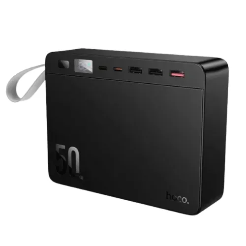 Hoco J166 Carretera Fast Charging Power Bank — 50000mAh, 22.5W, Built-in LED Lighting
