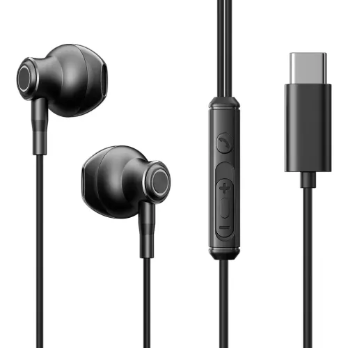 Joyroom JR-EC07 In-Ear Earphone — Wired Type-C, Metal Build