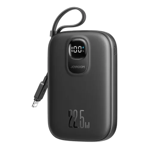 Joyroom JR-PBF18 Fast Charging Power Bank — 10000mAh, 22.5W, Lightning Cable