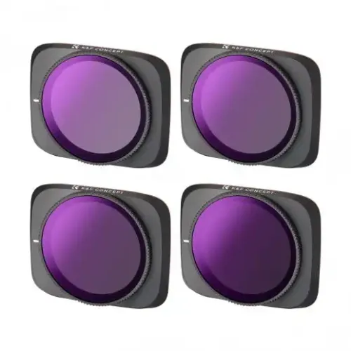 K&F Concept HD Filter Set for DJI Air 2S Drone — ND8/PL+ND16/PL+ND32/PL+ND64/PL, with Propeller Set