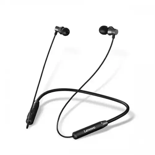 Lenovo HE05 Neckband Earphone — Bluetooth, Black