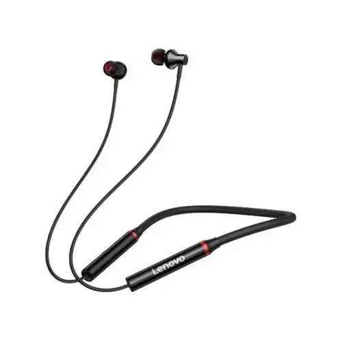 Lenovo HE05X II (New Edition) Bluetooth Neckband Earphone — Black