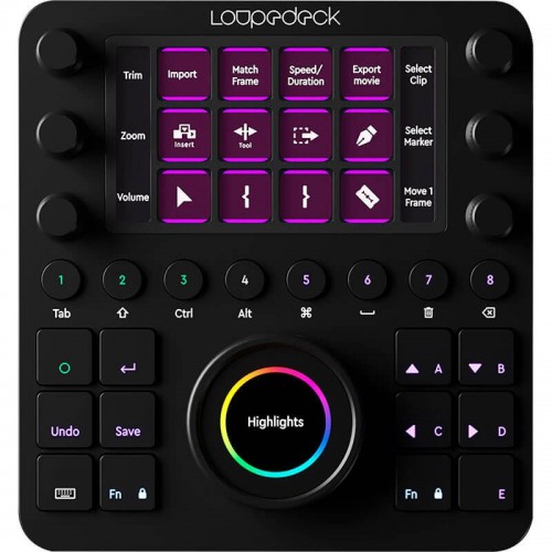 Loupedeck CT Custom Editing Console — for Photo, Video, Music and Design